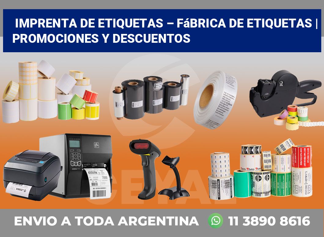 Imprenta de etiquetas – Fábrica de etiquetas | Promociones y descuentos