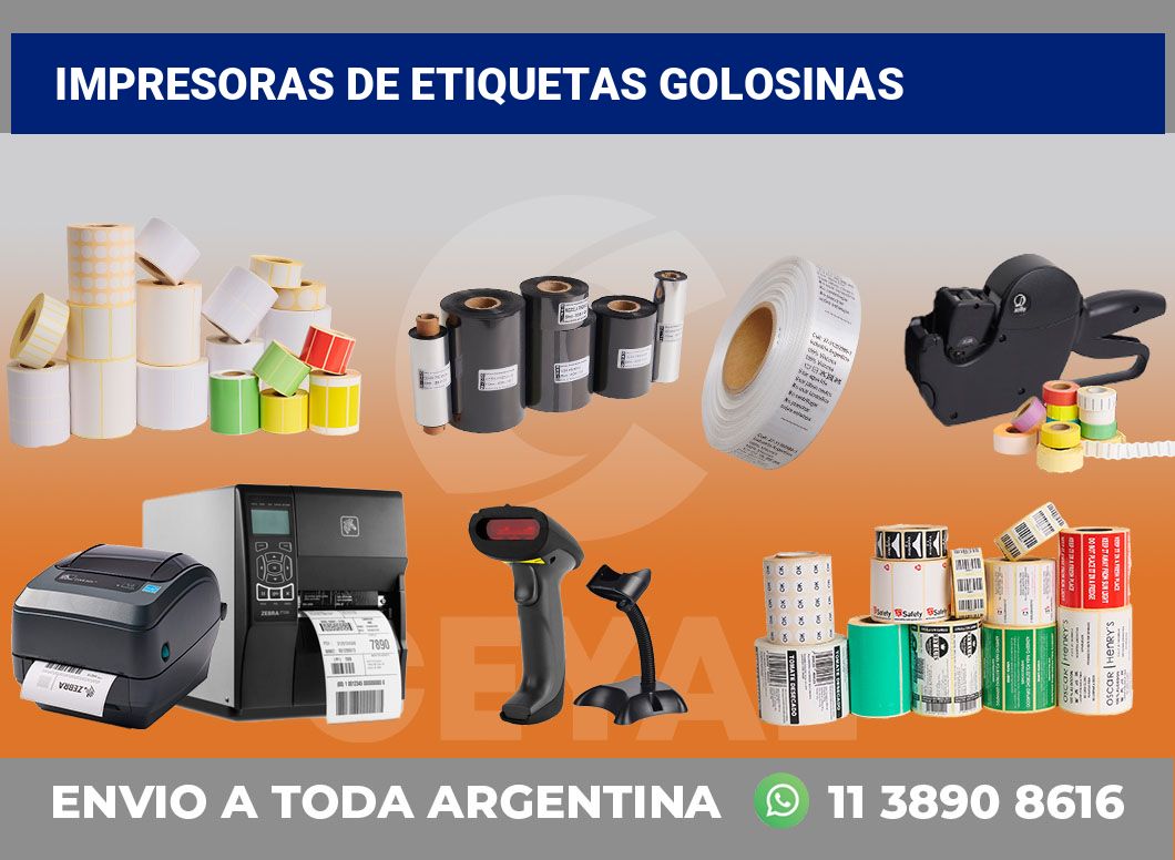 Impresoras de etiquetas Golosinas