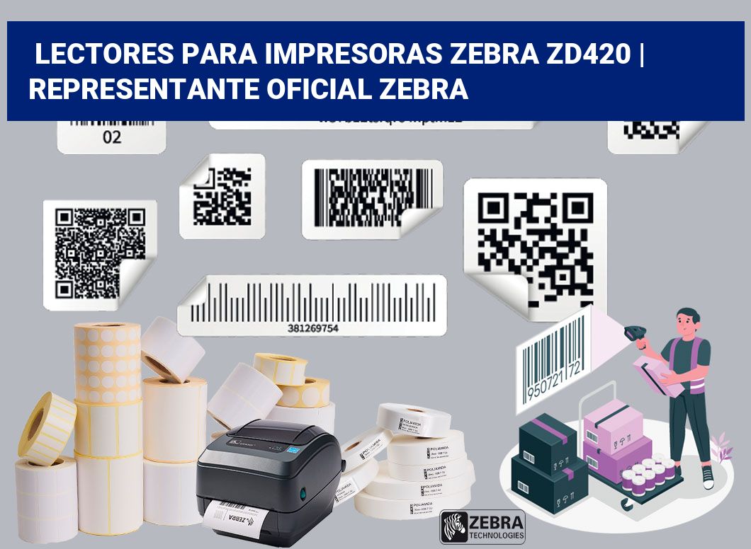 Lectores para impresoras Zebra ZD420 | Representante oficial Zebra