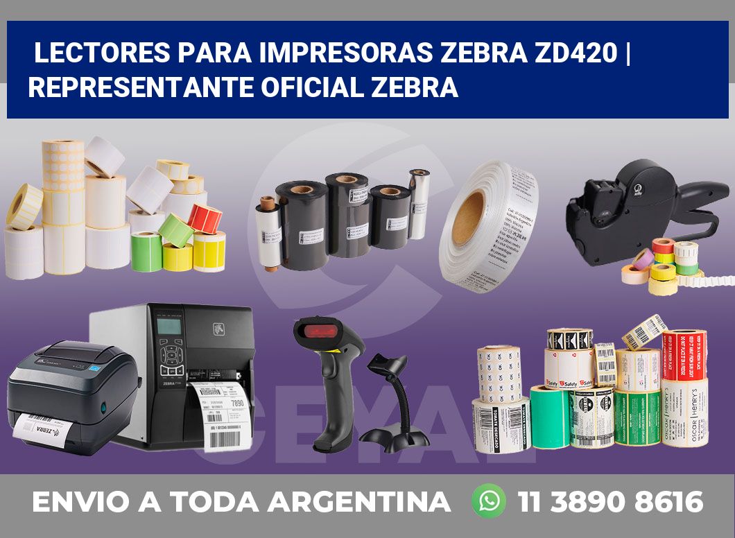 Lectores para impresoras Zebra ZD420 | Representante oficial Zebra