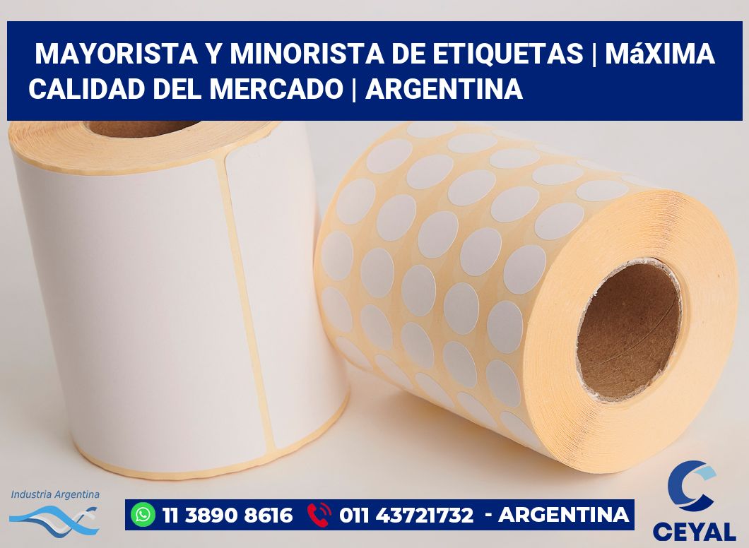 Mayorista y minorista de etiquetas | Máxima calidad del mercado | Argentina