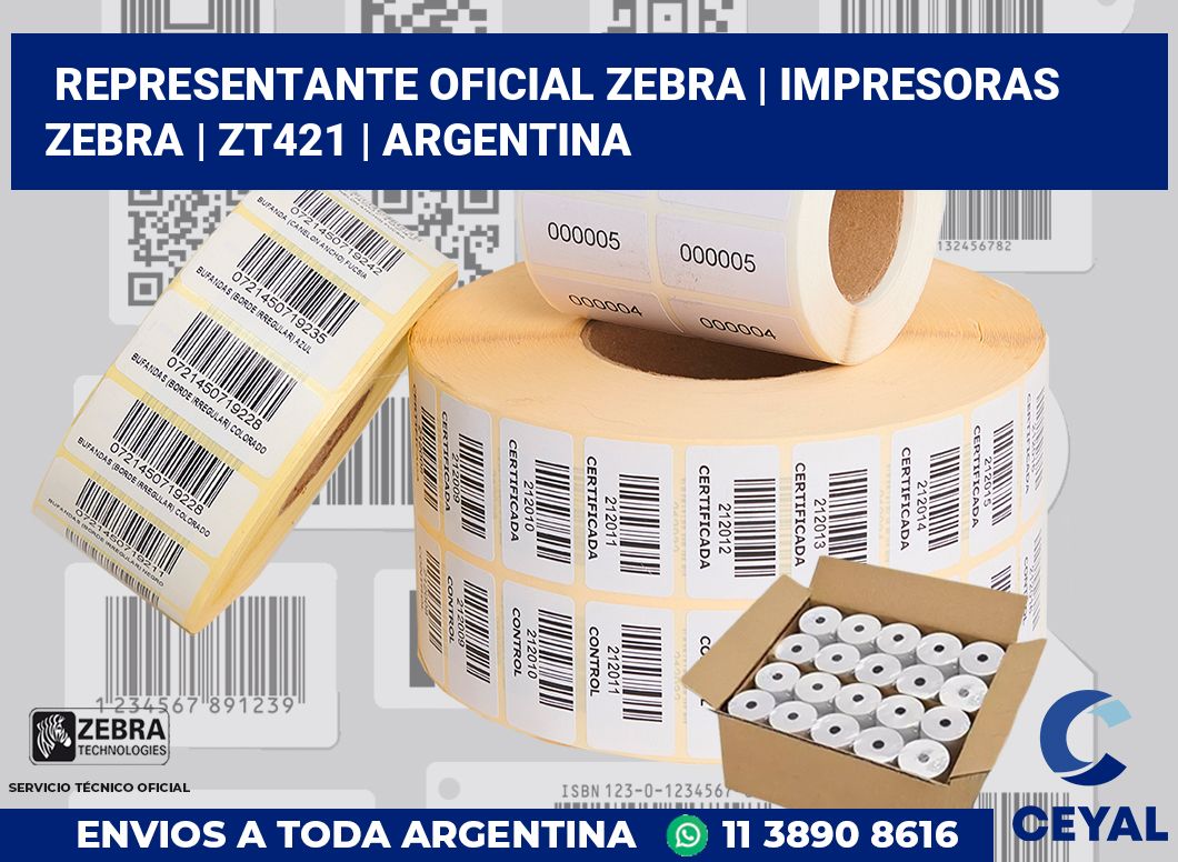 Representante oficial Zebra | Impresoras Zebra | ZT421 | Argentina