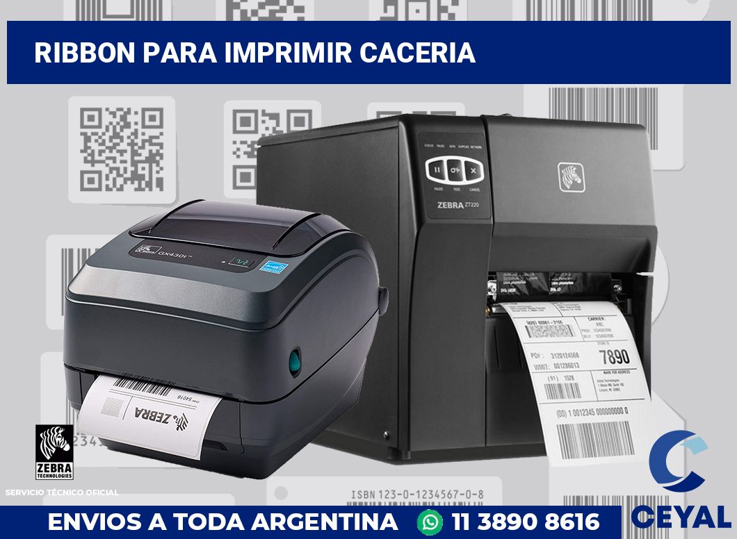Ribbon para imprimir caceria