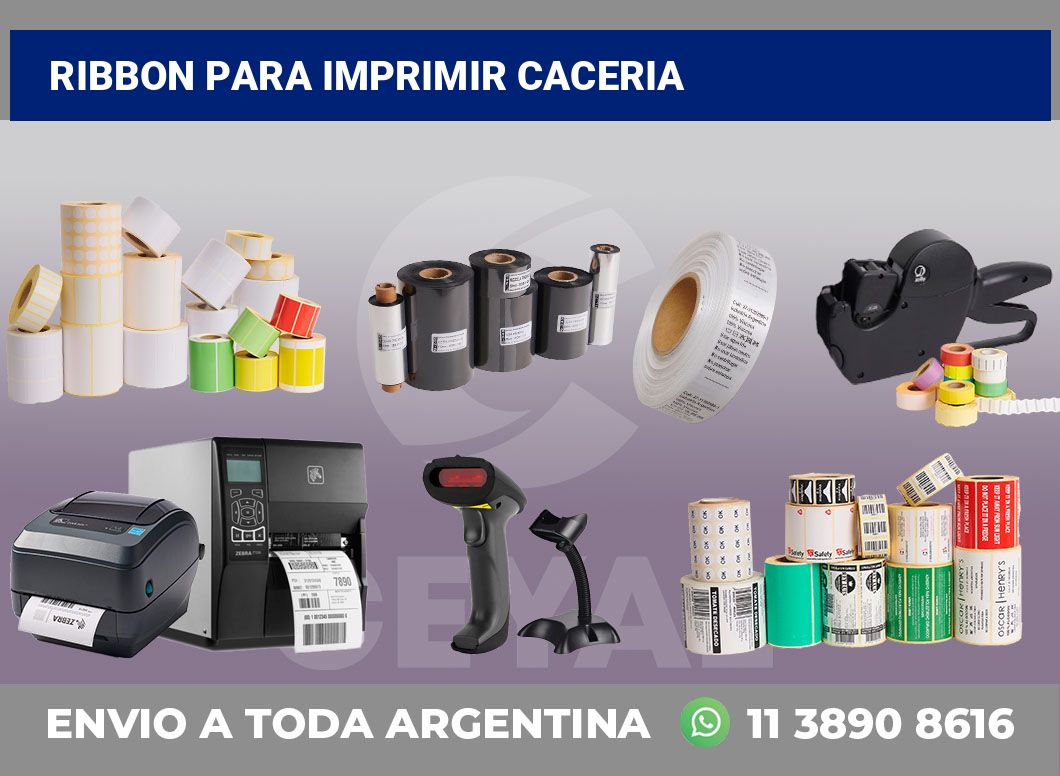 Ribbon para imprimir caceria