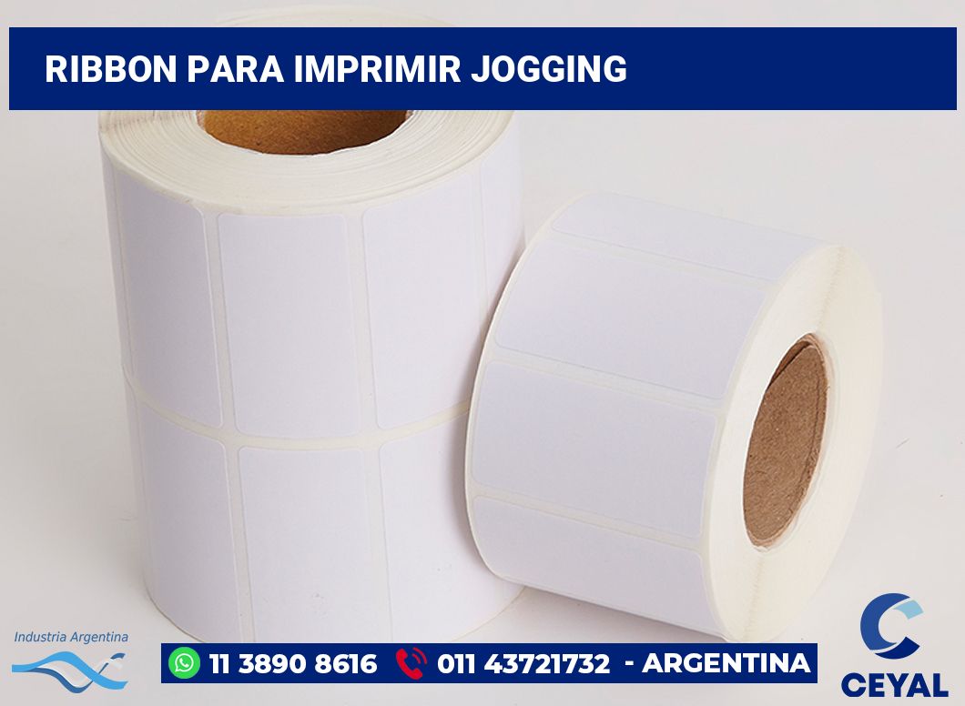 Ribbon para imprimir jogging