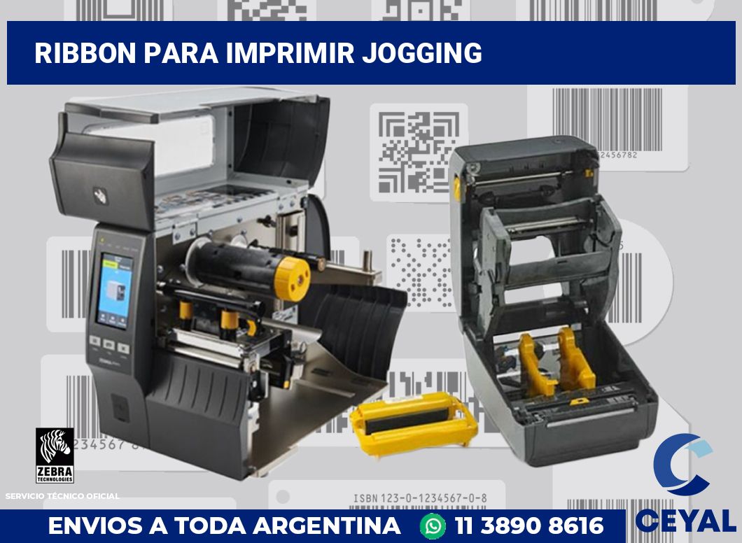 Ribbon para imprimir jogging
