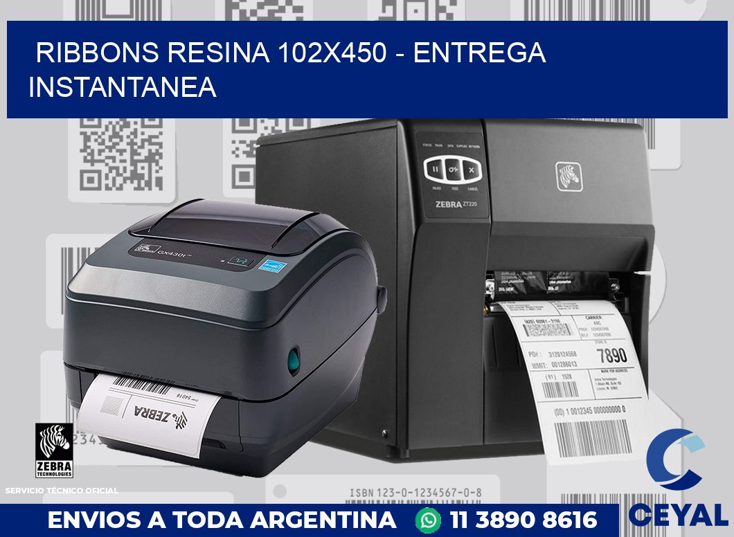 Ribbons resina 102x450 - entrega instantanea
