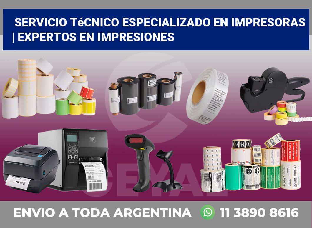 Servicio técnico especializado en impresoras | Expertos en impresiones