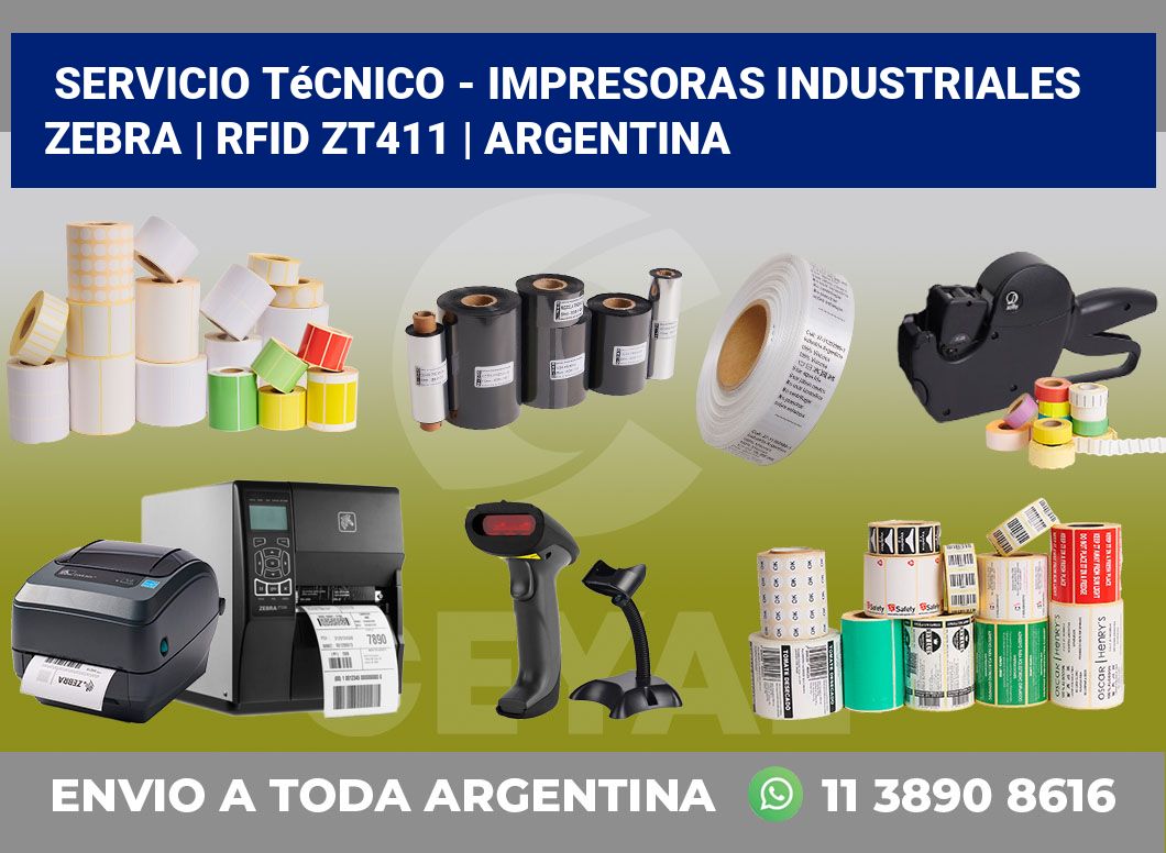 Servicio técnico – impresoras industriales Zebra | RFID ZT411 | Argentina