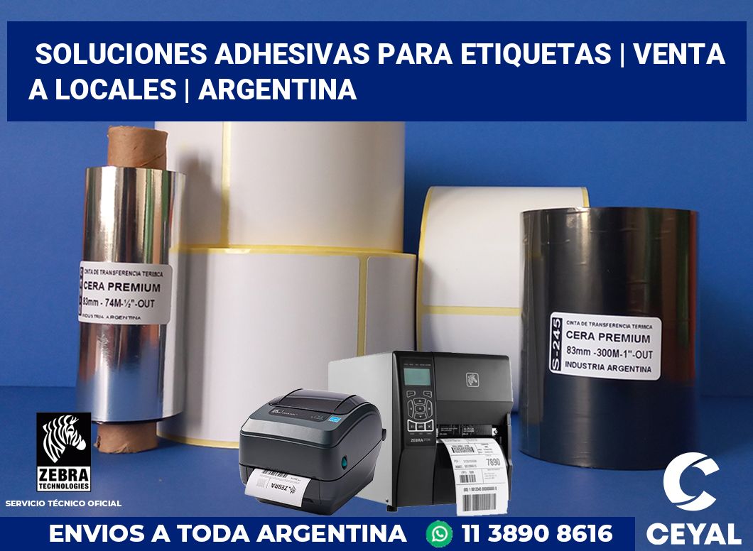 Soluciones adhesivas para etiquetas | Venta a locales | Argentina