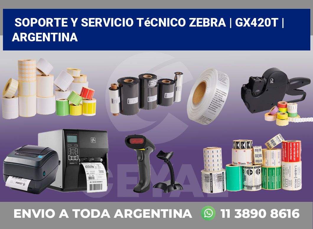 Soporte y servicio técnico Zebra | GX420t | Argentina