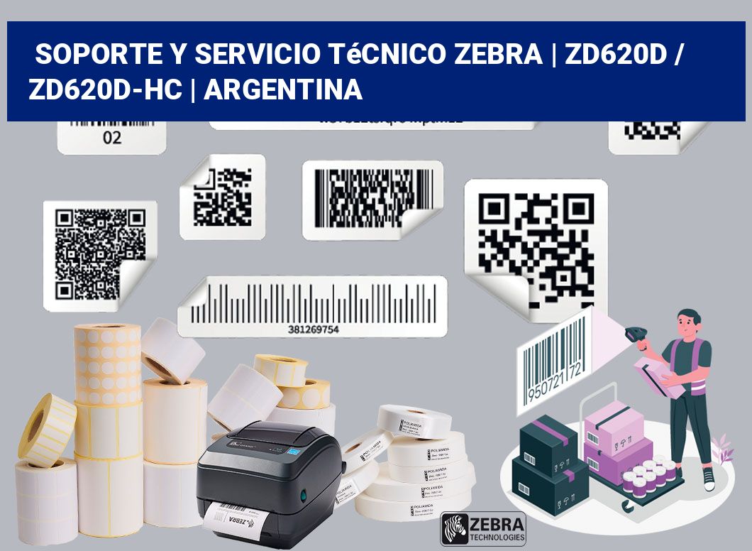 Soporte y servicio técnico Zebra | ZD620d / ZD620d‑HC | Argentina