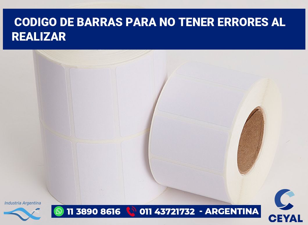 codigo de barras para no tener errores al realizar