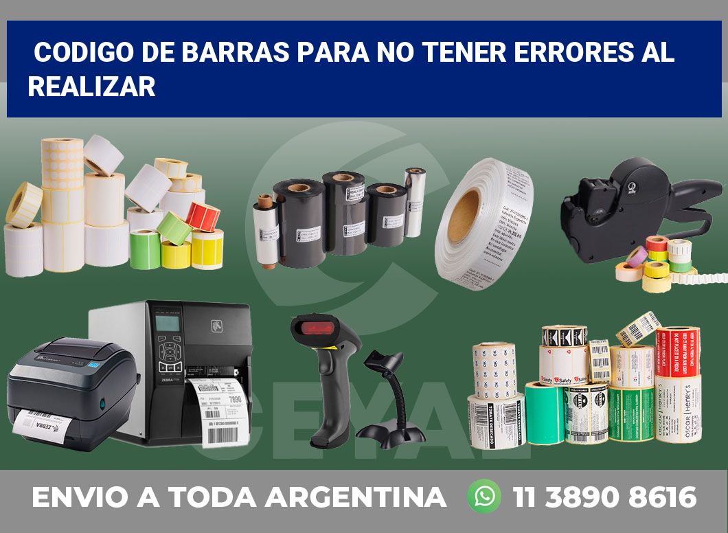 codigo de barras para no tener errores al realizar