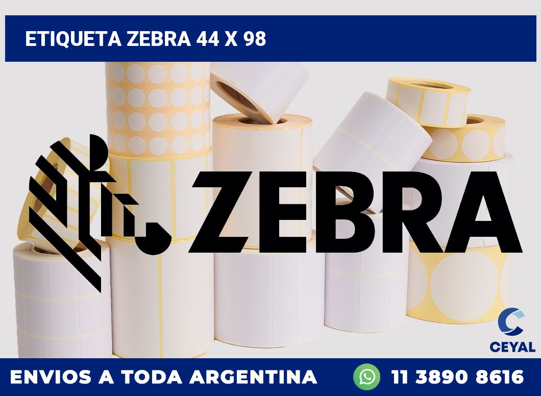 etiqueta zebra 44 x 98