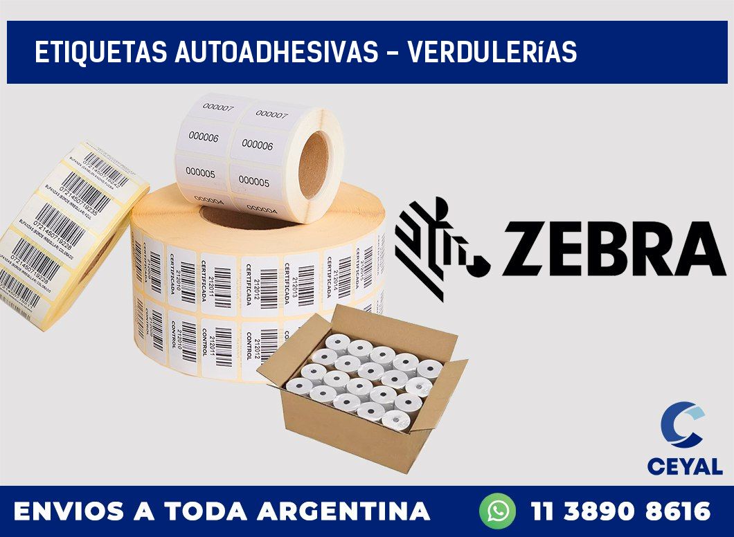 etiquetas autoadhesivas – Verdulerías