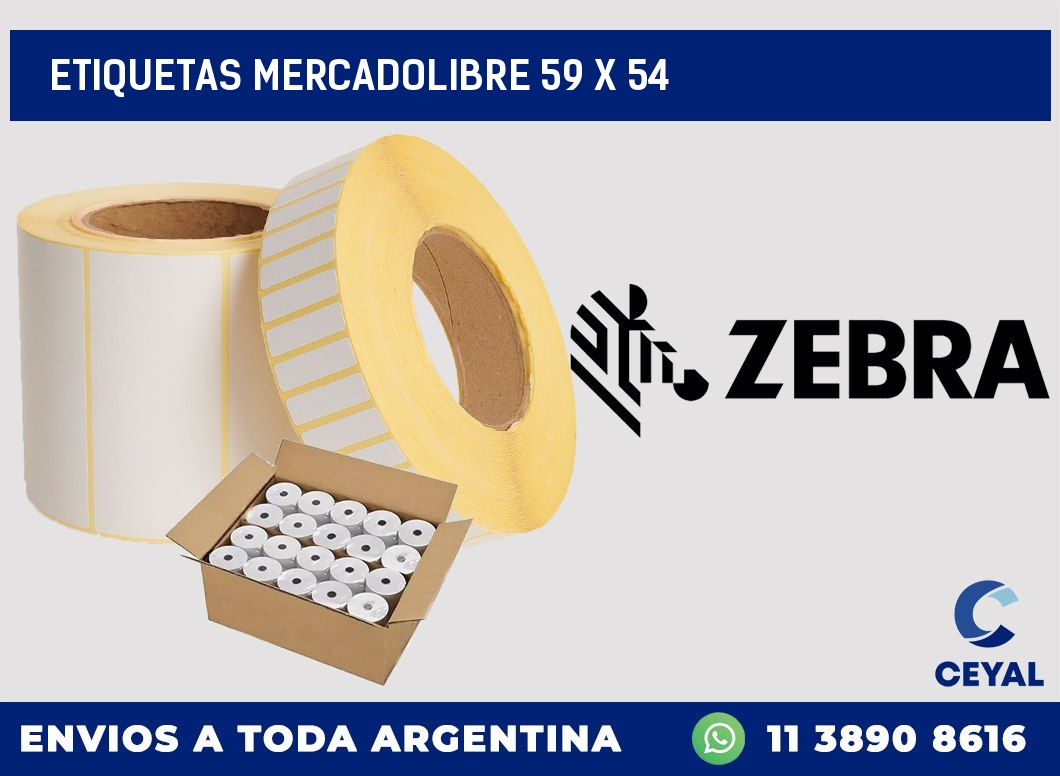 etiquetas mercadolibre 59 x 54