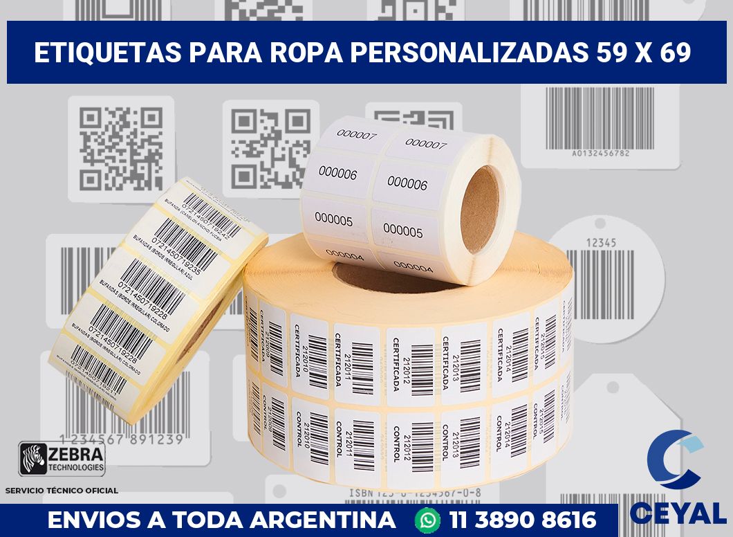 etiquetas para ropa personalizadas 59 x 69