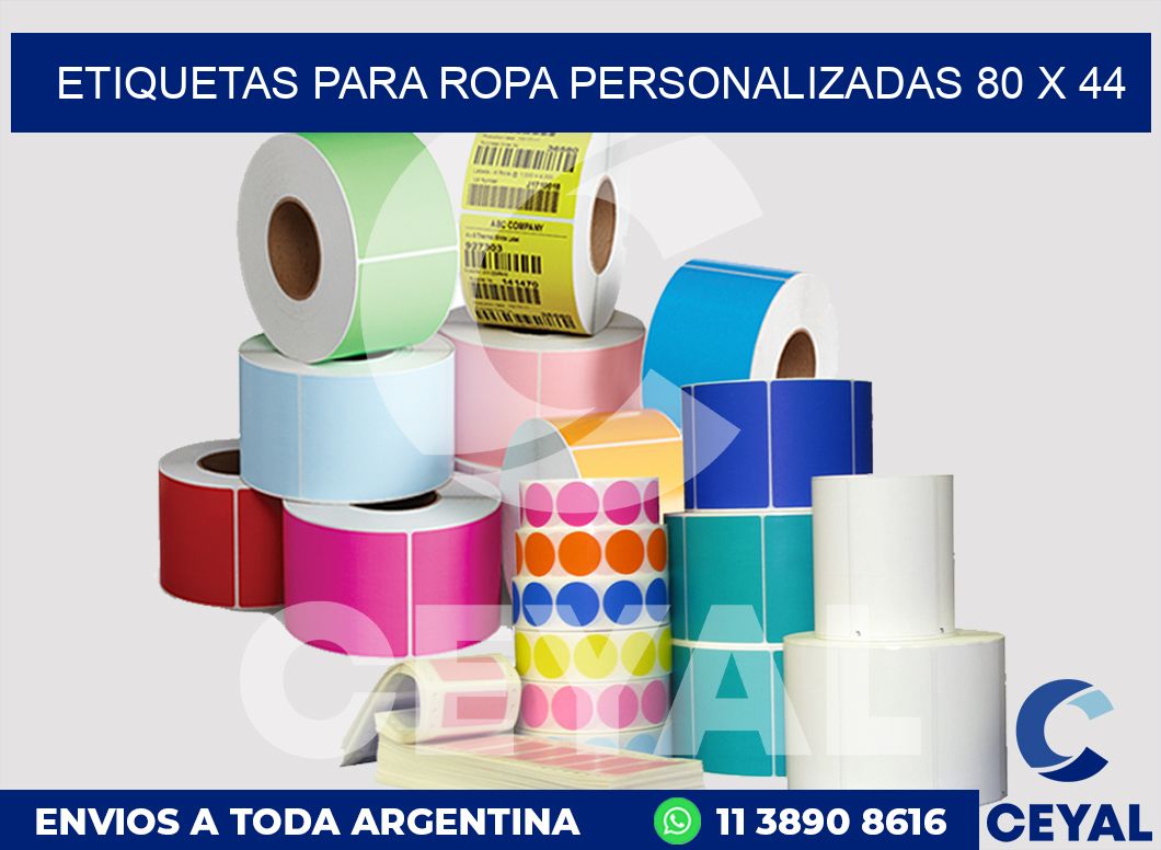 etiquetas para ropa personalizadas 80 x 44