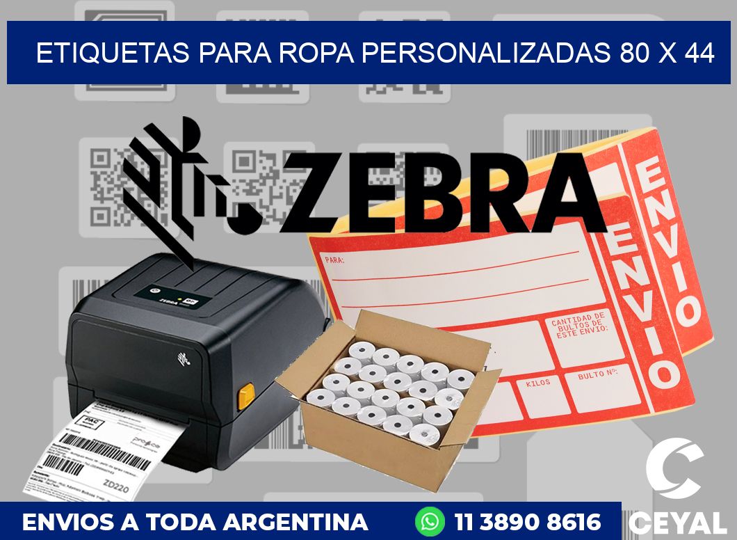 etiquetas para ropa personalizadas 80 x 44