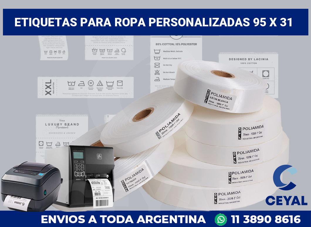 etiquetas para ropa personalizadas 95 x 31