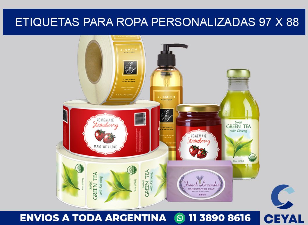 etiquetas para ropa personalizadas 97 x 88