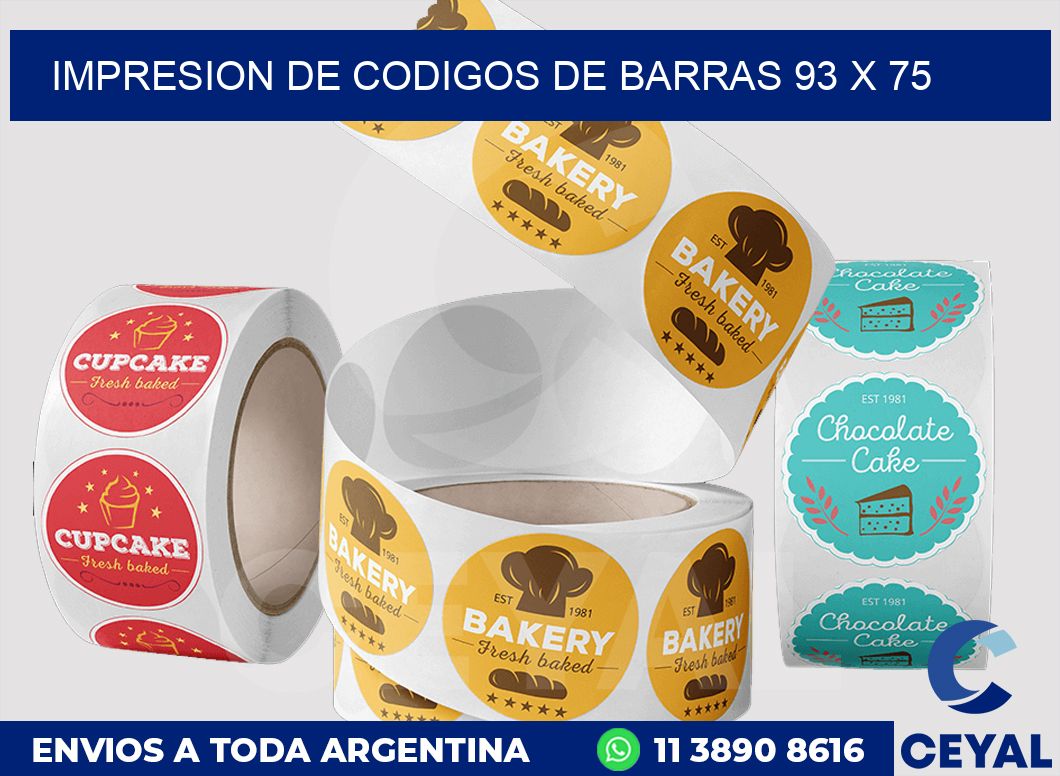 impresion de codigos de barras 93 x 75