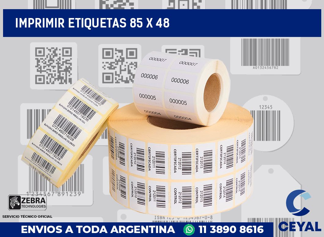 imprimir etiquetas 85 x 48