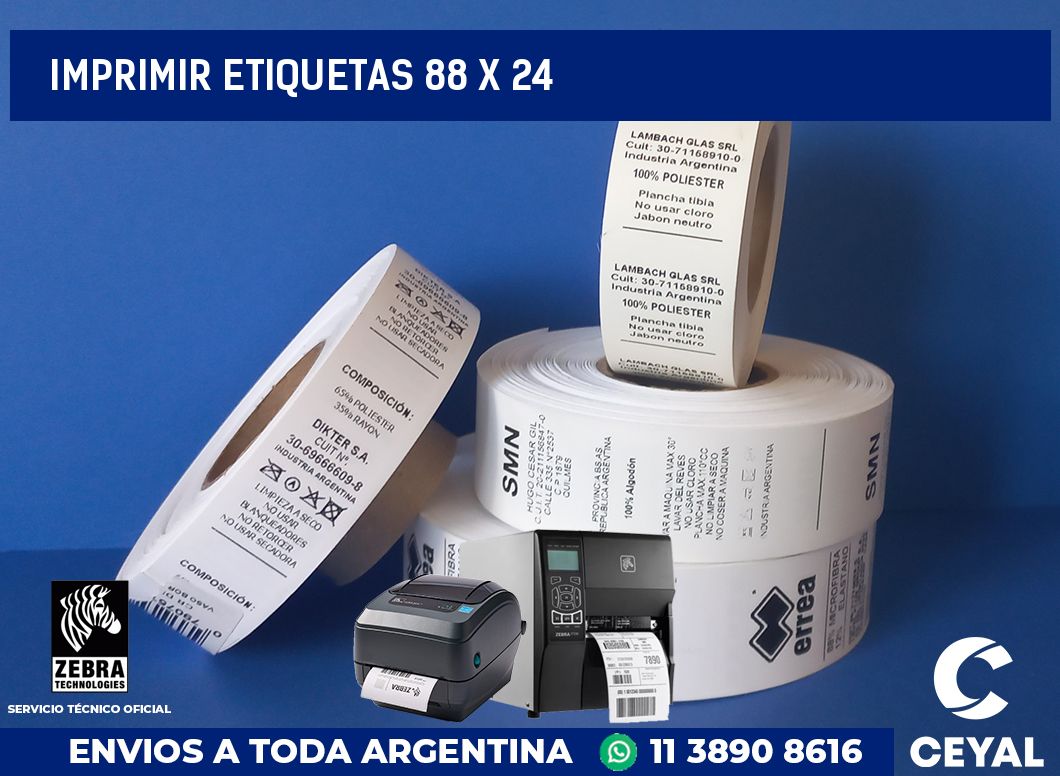 imprimir etiquetas 88 x 24