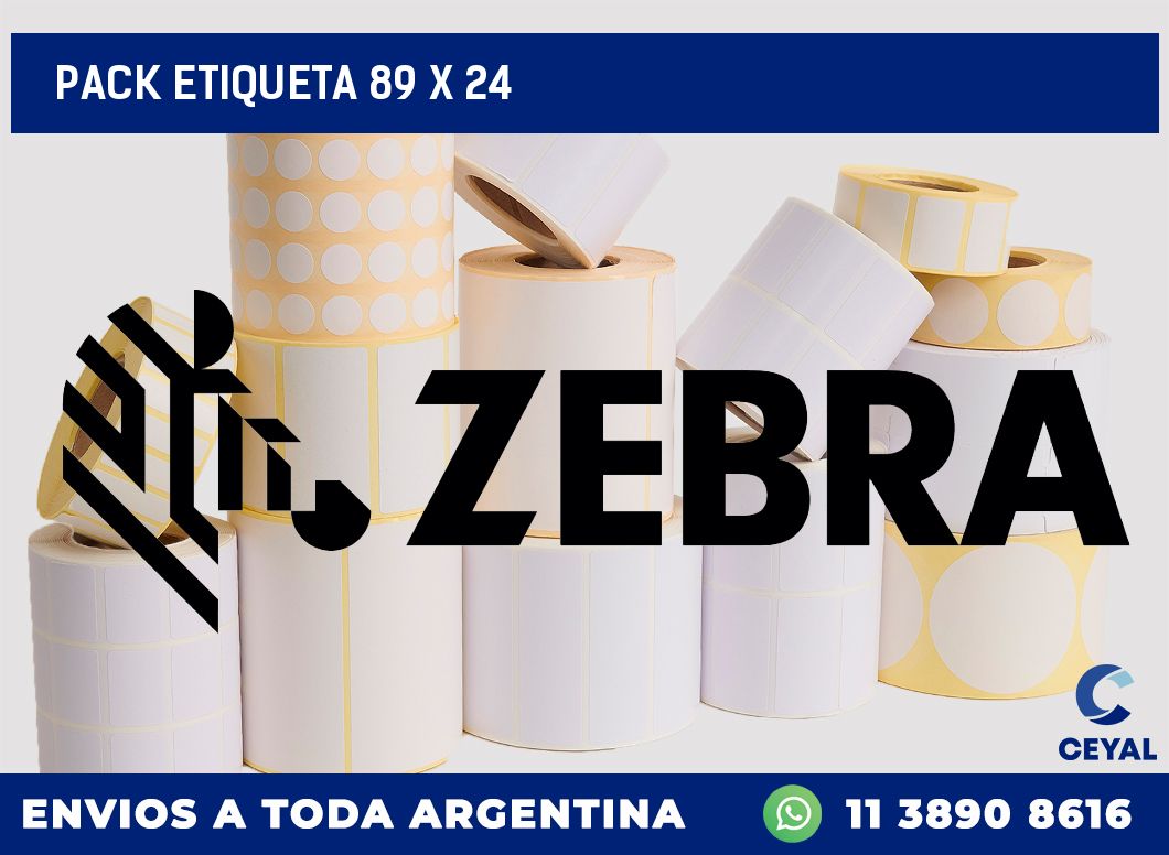 pack etiqueta 89 x 24