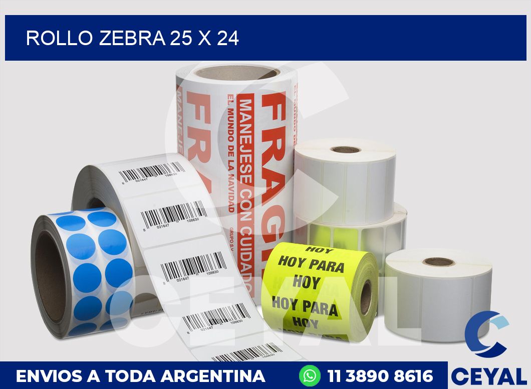 rollo zebra 25 x 24