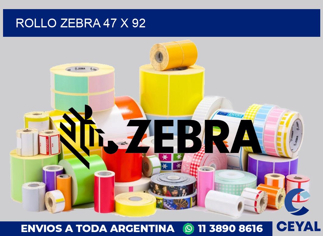 rollo zebra 47 x 92