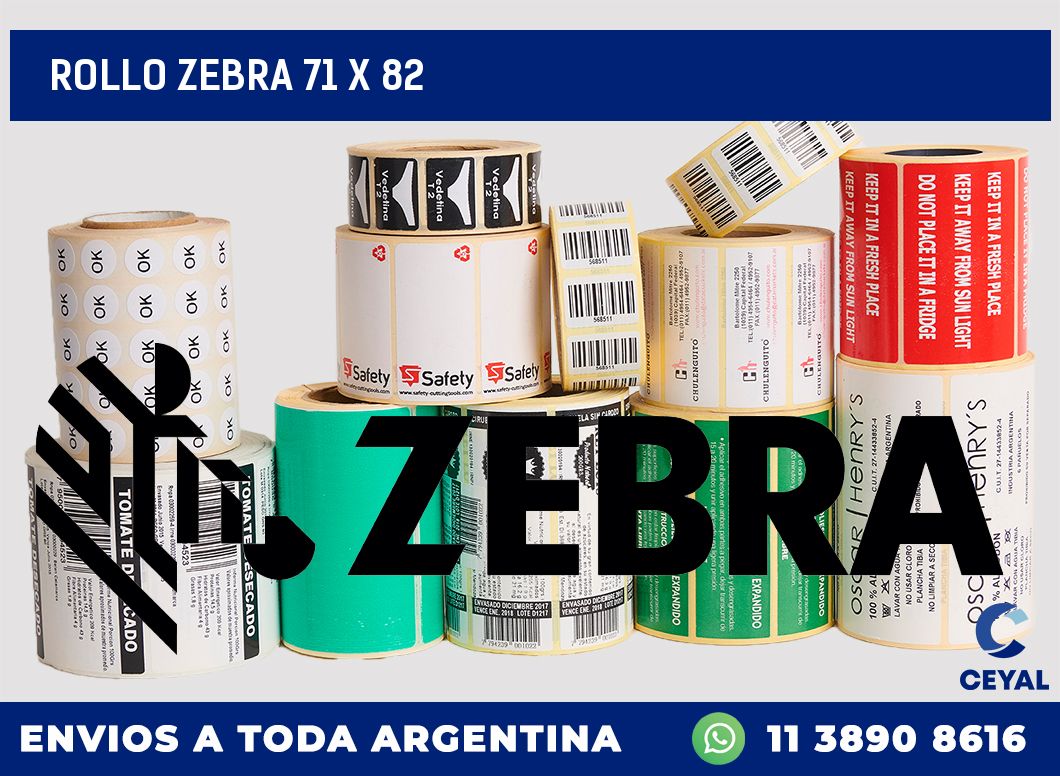 rollo zebra 71 x 82