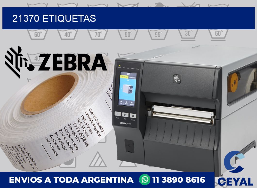 21370 etiquetas