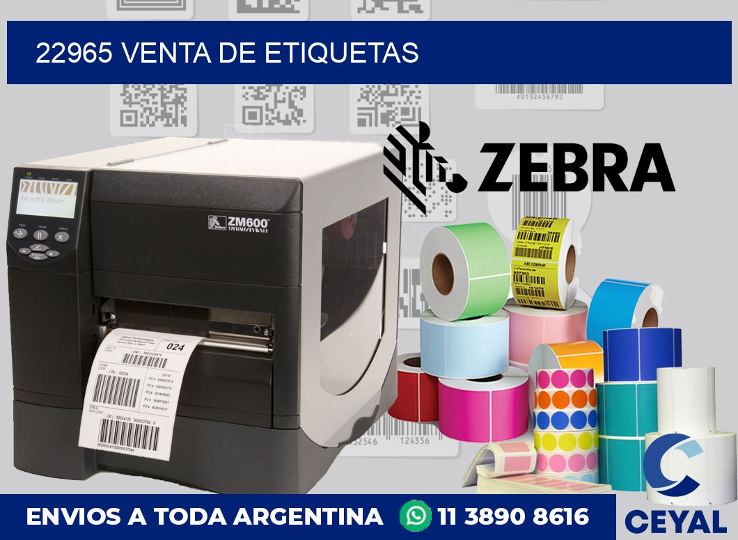 22965 venta de etiquetas