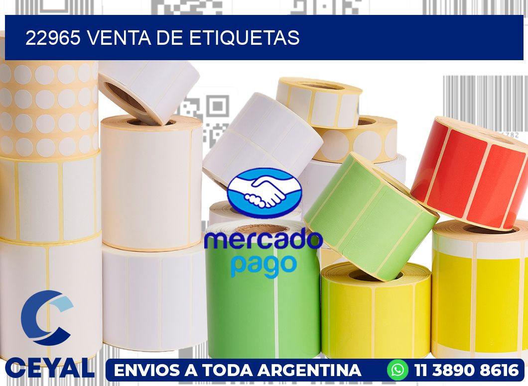 22965 venta de etiquetas