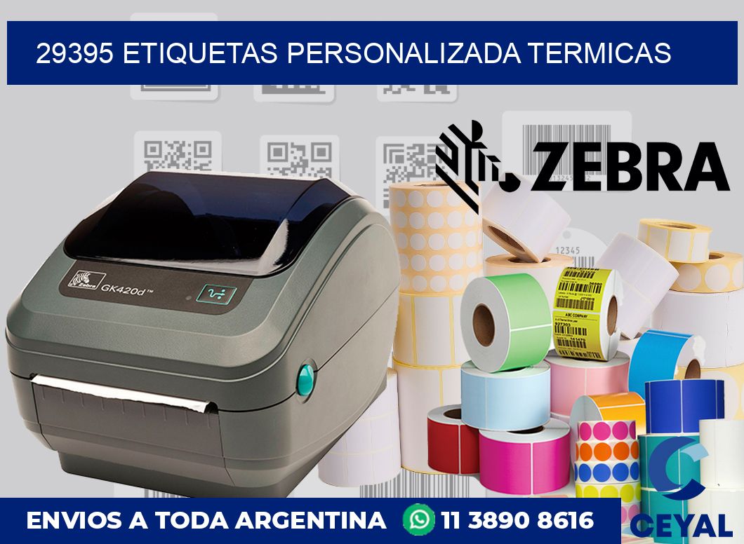 29395 etiquetas personalizada termicas