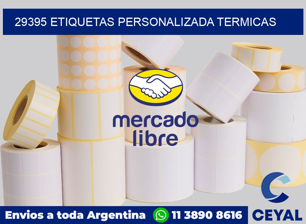 29395 etiquetas personalizada termicas