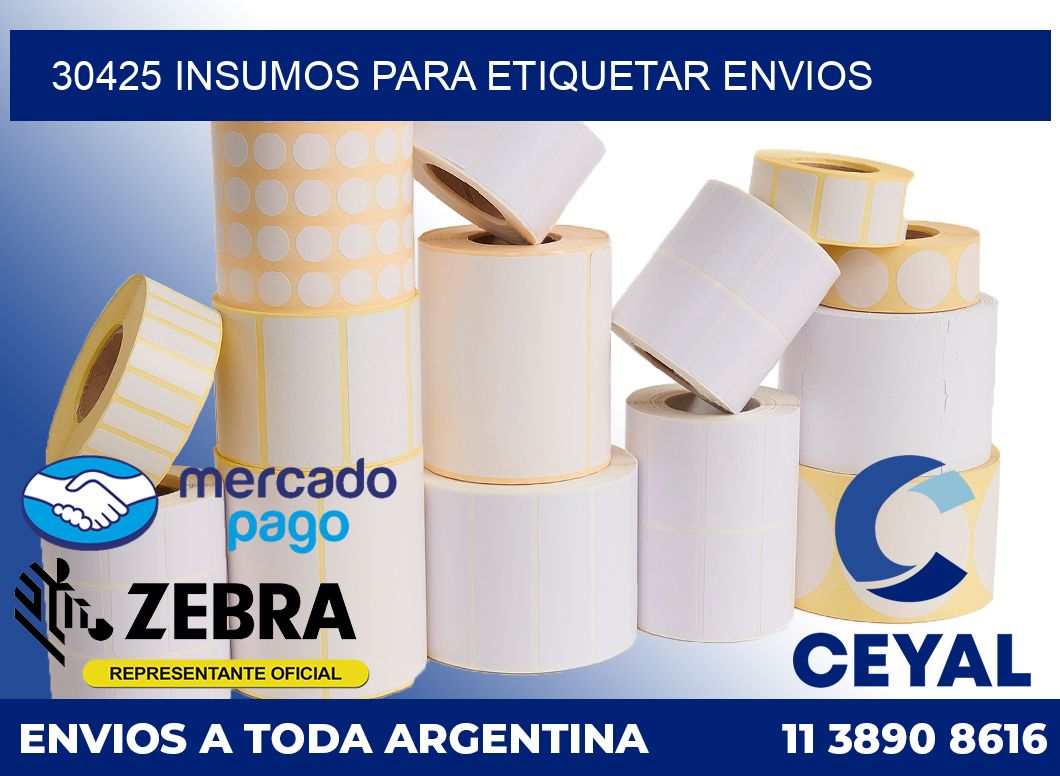 30425 Insumos para etiquetar envios