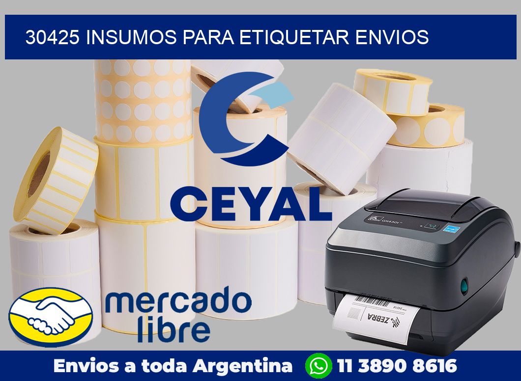 30425 Insumos para etiquetar envios