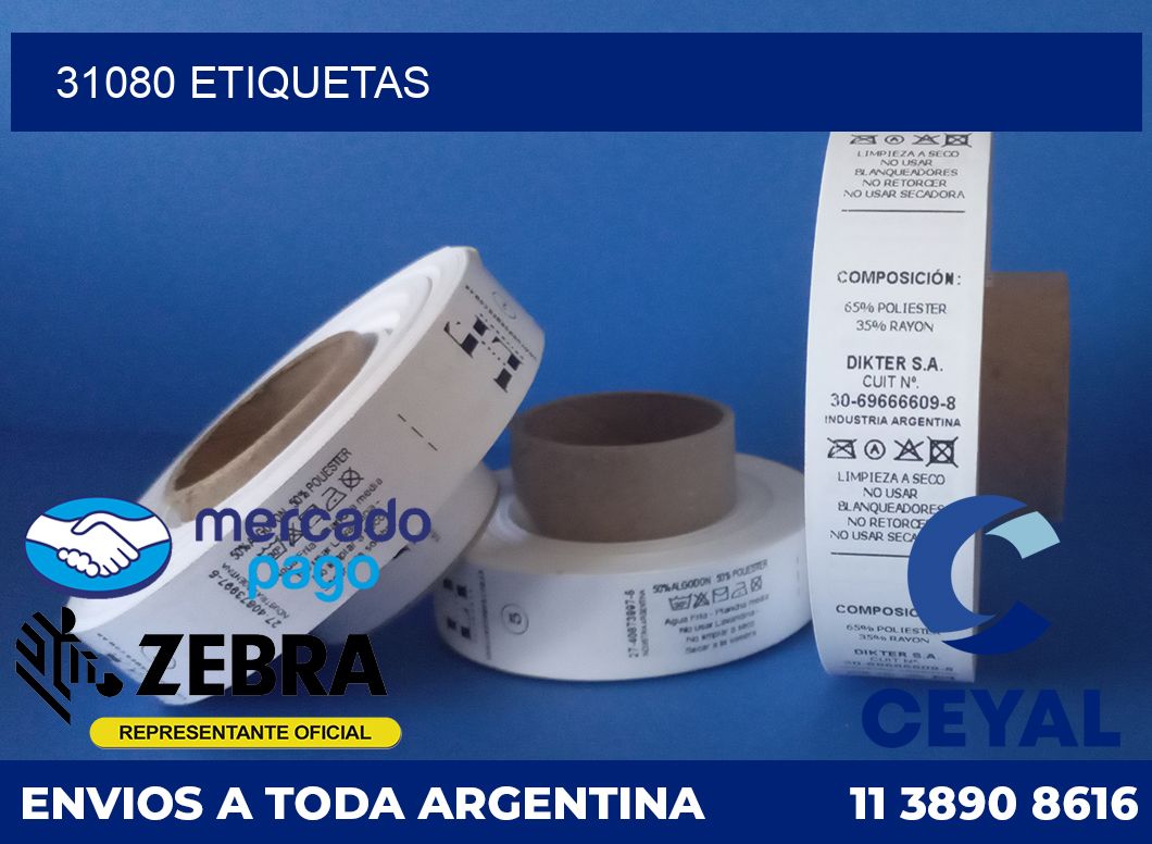 31080 etiquetas