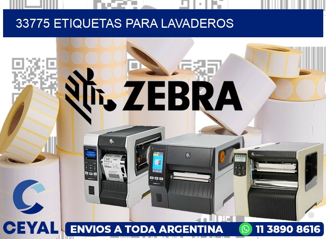 33775 Etiquetas para lavaderos