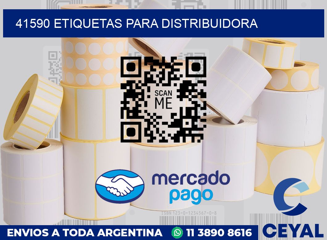 41590 etiquetas para distribuidora