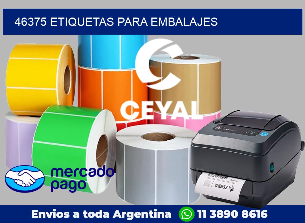 46375 Etiquetas para embalajes