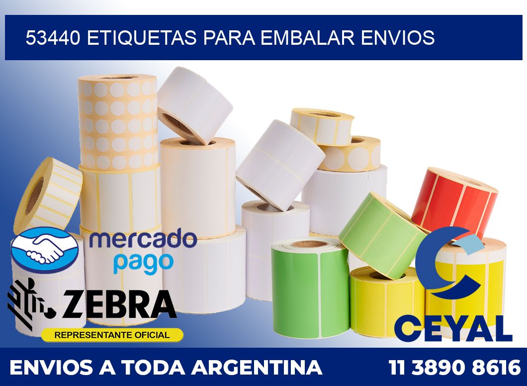 53440 Etiquetas para embalar envios