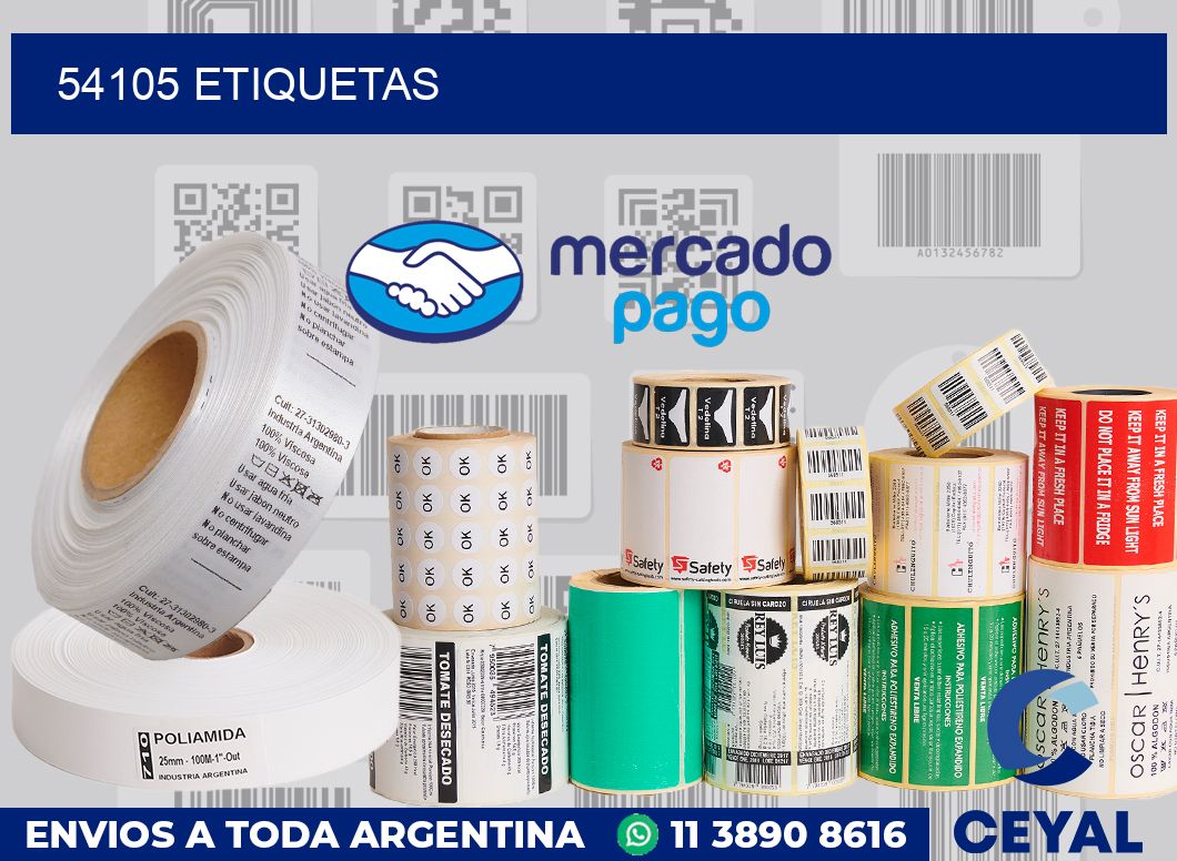 54105 etiquetas