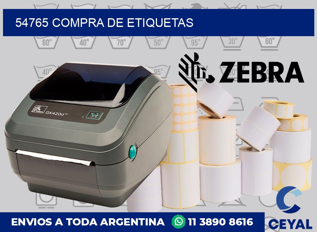 54765 compra de etiquetas