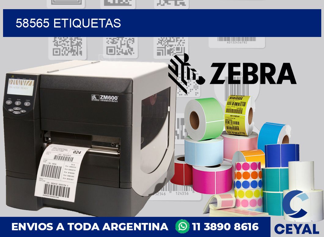 58565 etiquetas