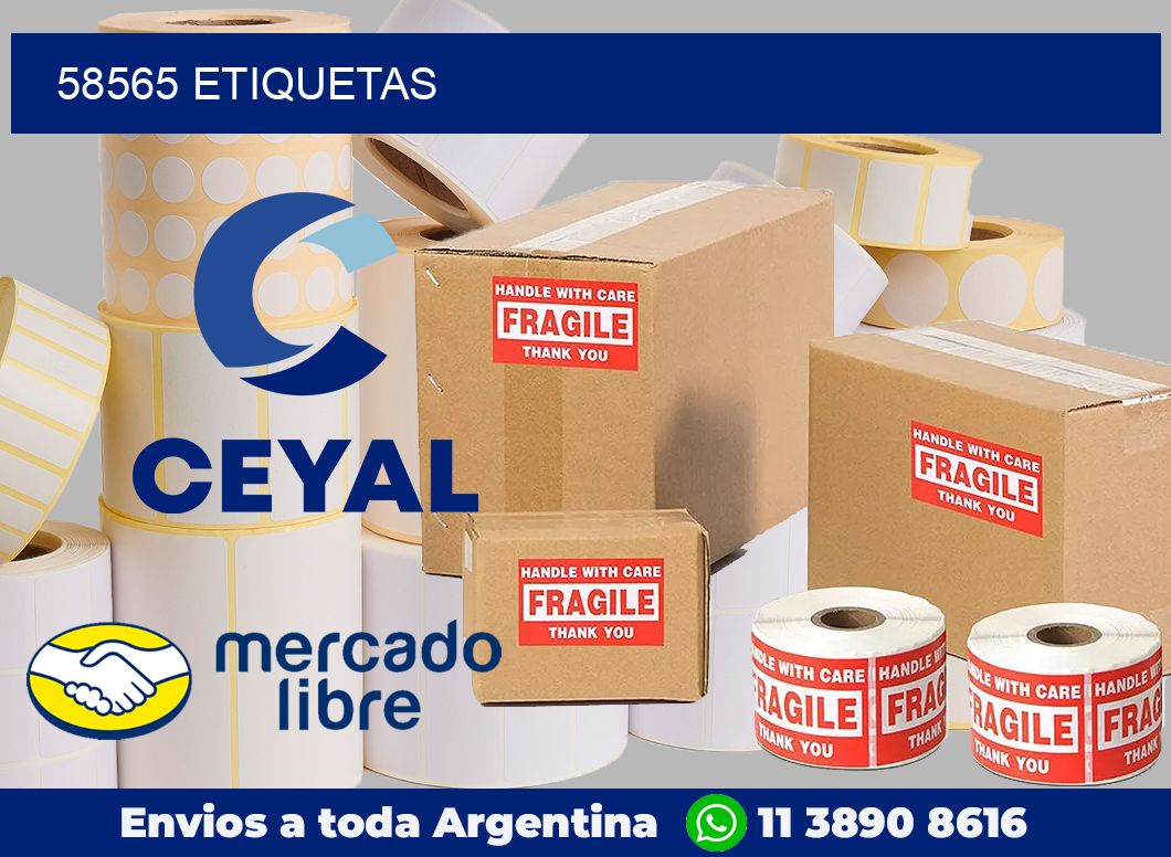 58565 etiquetas