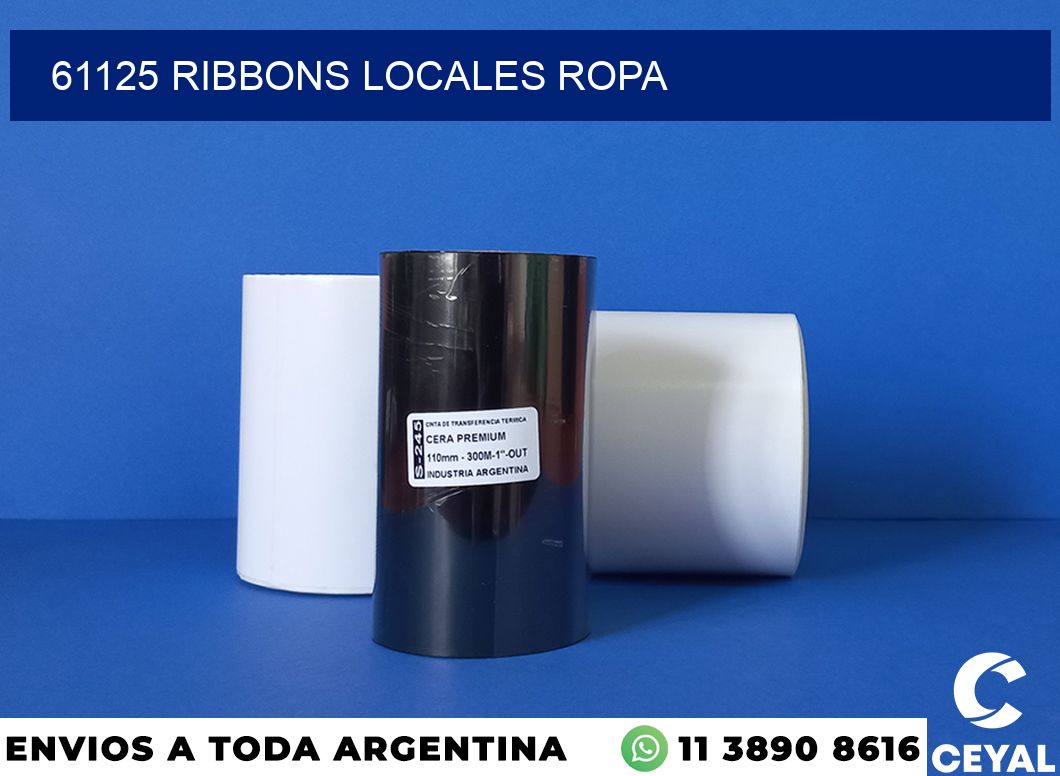 61125 ribbons locales ropa